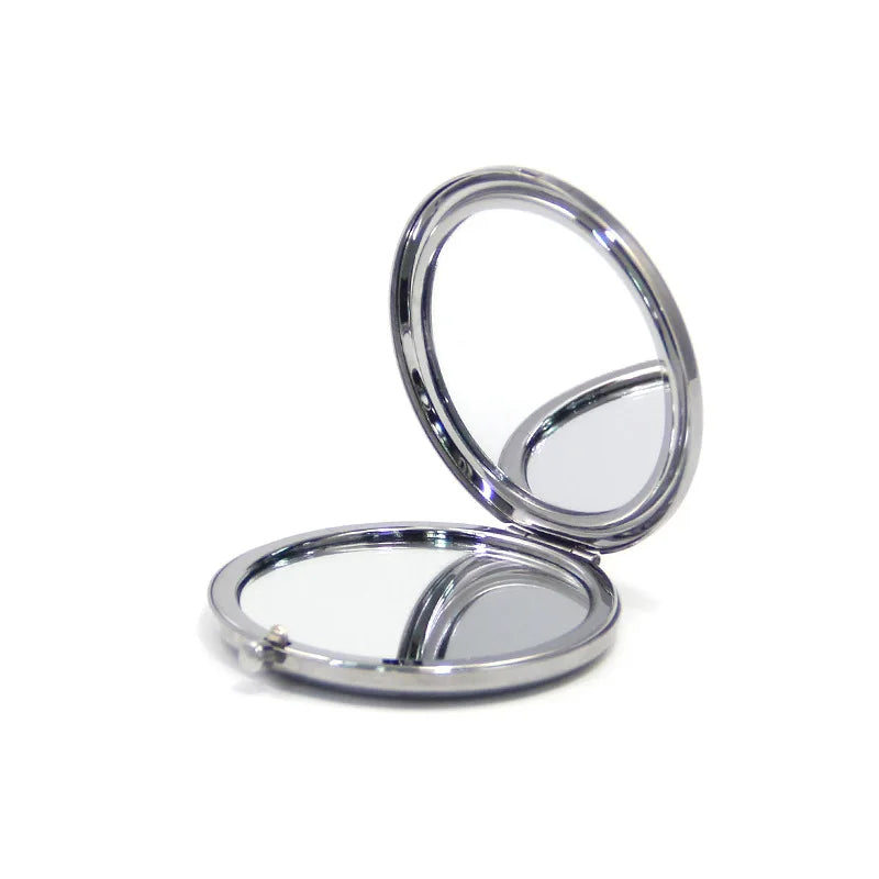 First Communion Party Favors Personalized Communion Gifts for Guests Custom Engraved Metal Compact Mirrors Silver / Gold