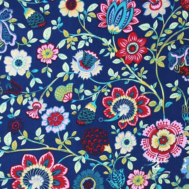 Liberty Quilting Fabric Twill Cloth for Patchwork Needlework Accessories by Half Meter