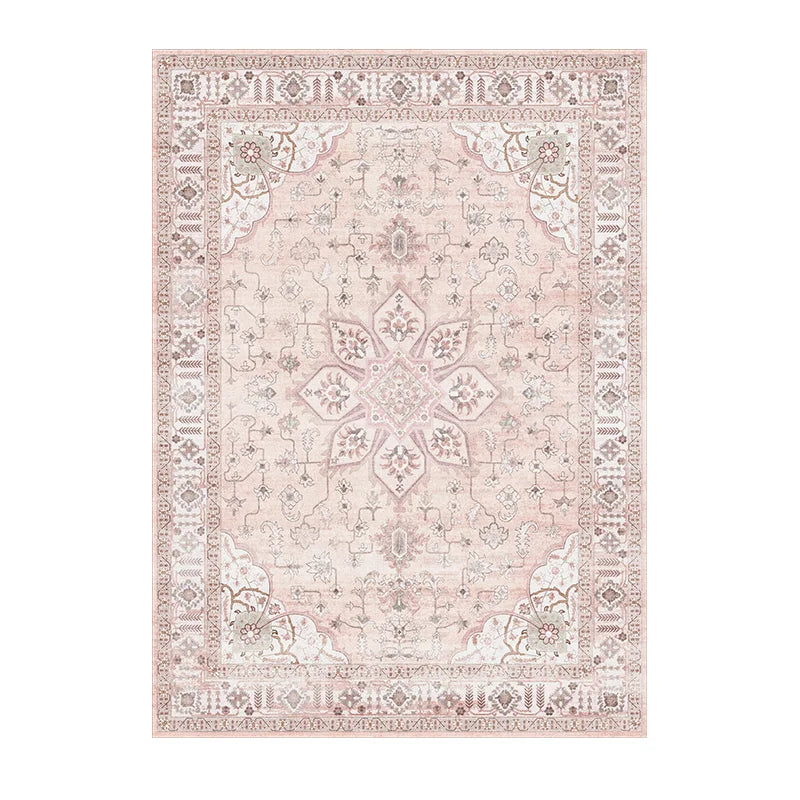 Artistic Persian Type Carpet Luxury Bohemian Decorative Rugs Comfortable Soft Living Room Carpets Machine Washable Bedroom Rug
