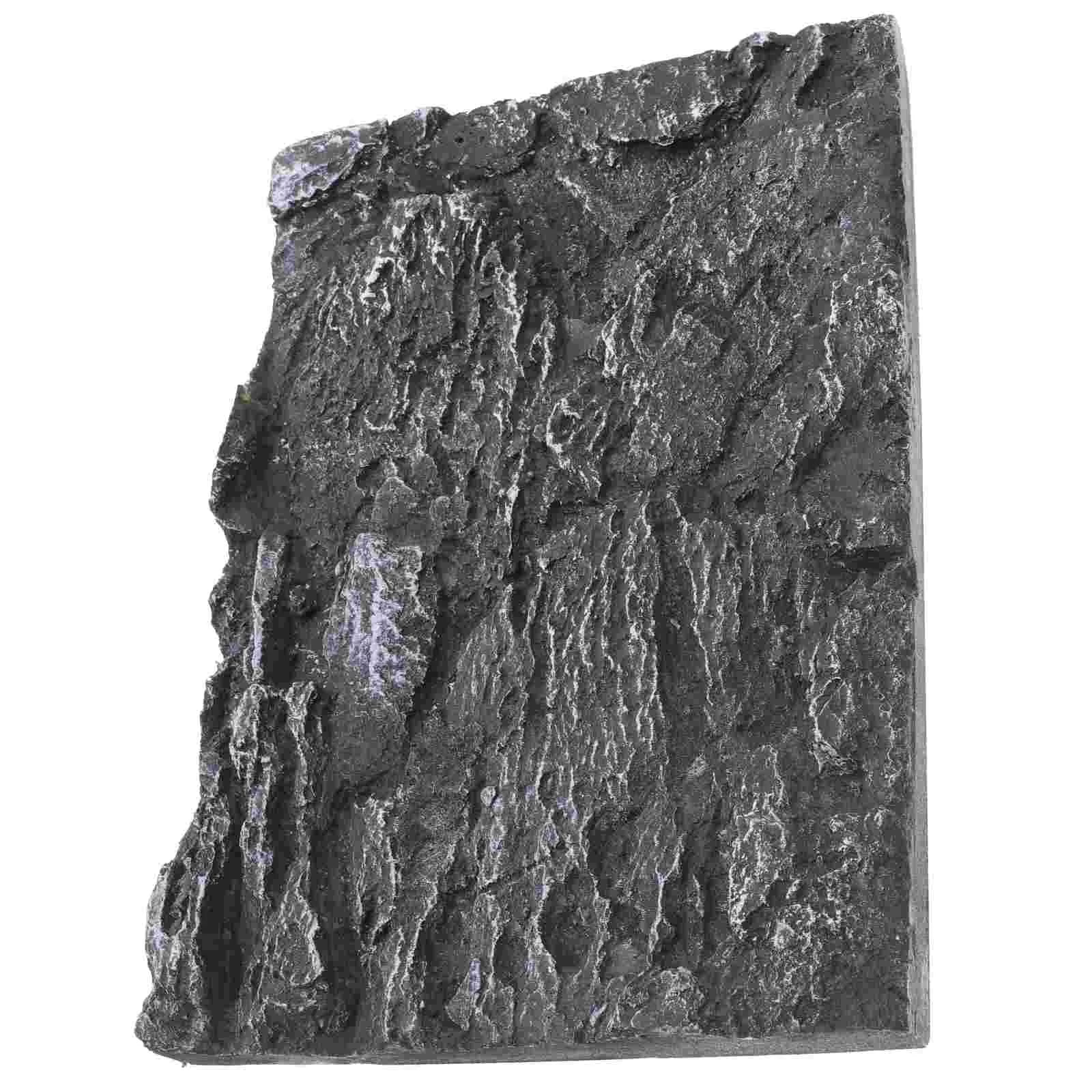 Realistic Rock Plate Decor Terrarium Background 3d Aquarium Landscape Board Fish Tank Pet Supplies Home Garden nament