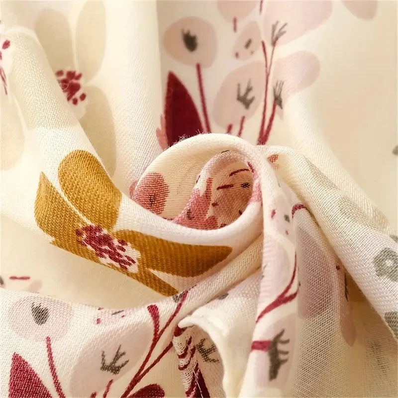 Luxury Floral Shawl Multi Functional Hijab Turban Oversized Fashion Breathable Bohemian Foulard Windproof Sun Protection Shawl