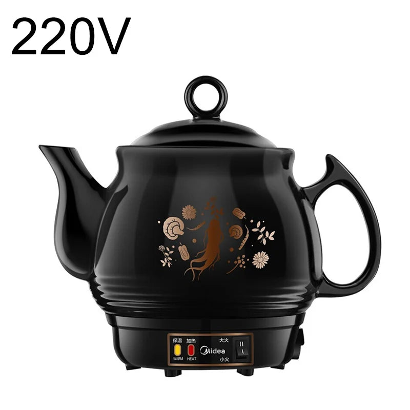 2025 new Clay Pot for  Chinese medicine decoction fully automatic household plug-in multifunctional 3L ceramic decoction pot