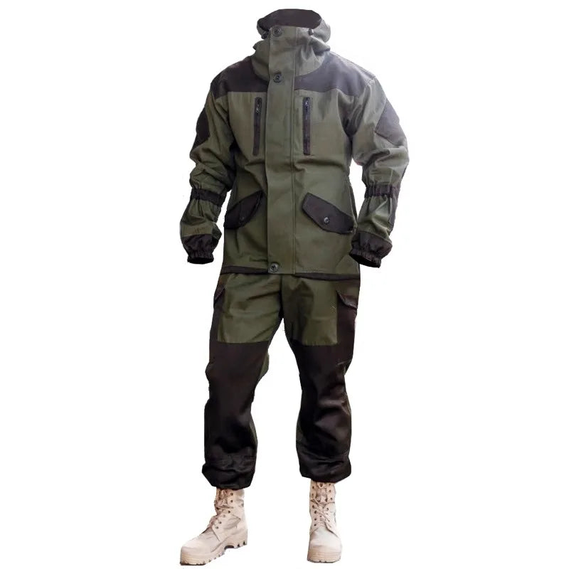 GORKA-5 Combat Suit Set SMTP E7 Outdoor Hunting Combat Suit for Russian Men's Jacket Combat Suit Hunting Work Uniform