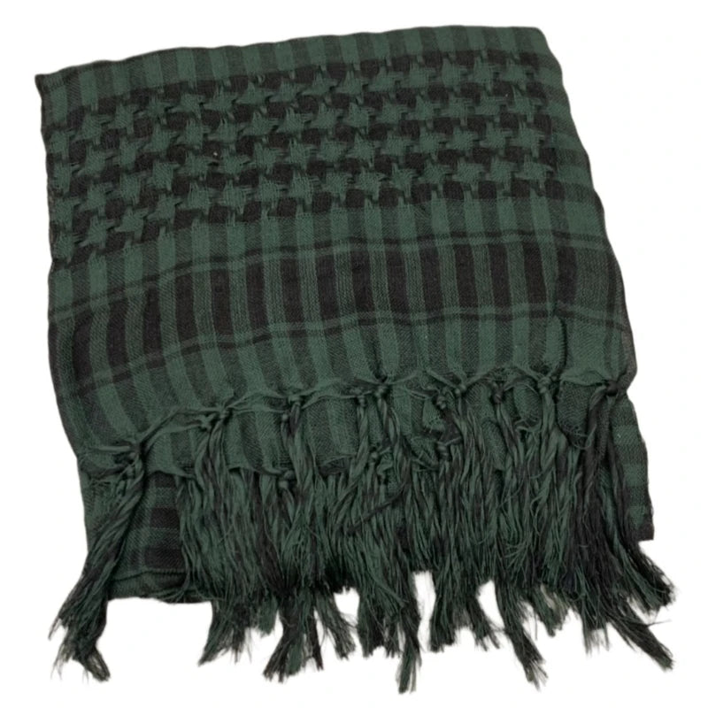 Classical Headwrap Shemagh Scarf for Sun Protections Arab Keffiyeh Headscarf Arabian Dubai Headcover Ethnic Hijab Shawl