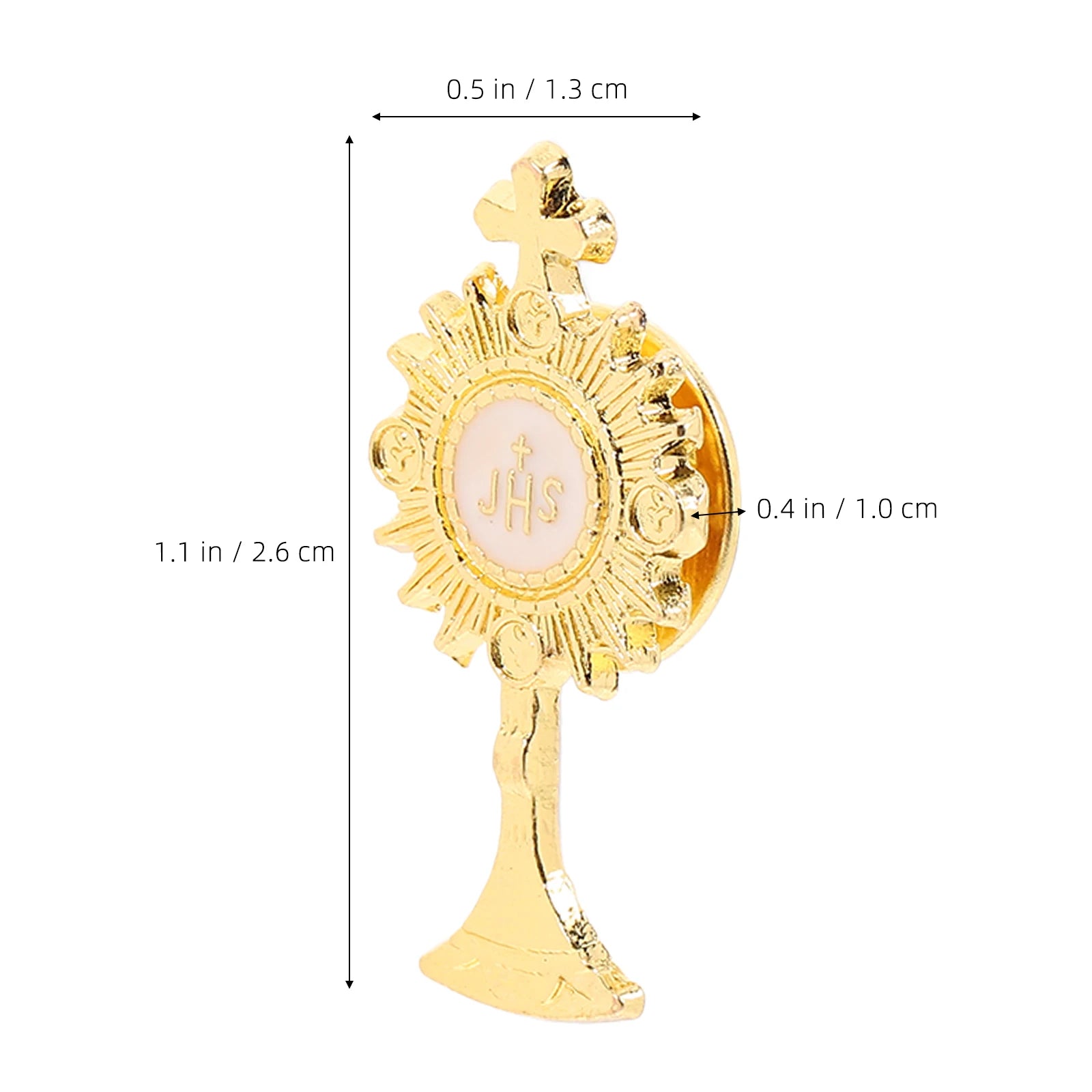 First Communion Breastpin Chalice Cross Pin Religious Brooch Enamel Lapel Tie Pin Jewelry Accessories Holy Communion Keepsake