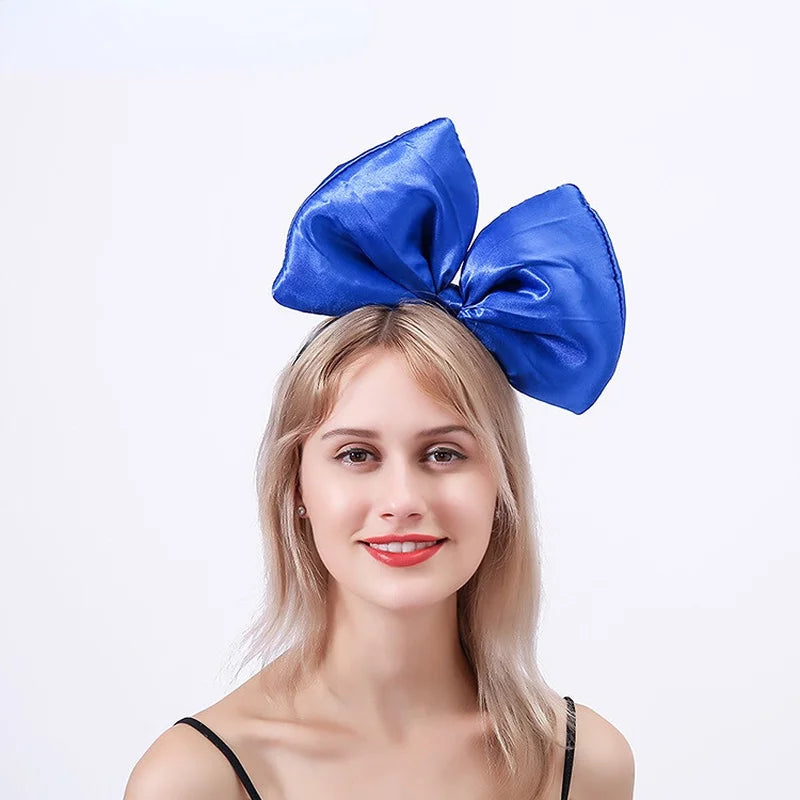 Women Girls  Bridal Big Hair Bow Knot Headband band  Hoop for Birthday Wedding  Cosplay Costume Party  Christmas