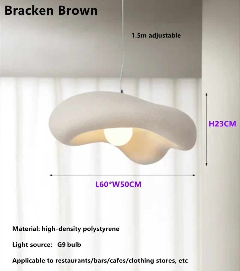 Nordic Wabi-sabi Pendant Lights Designer Minimalist Hanglamp Woonkamer Restaurant Bedroom Chandelier Fixtures Indoor Decoration