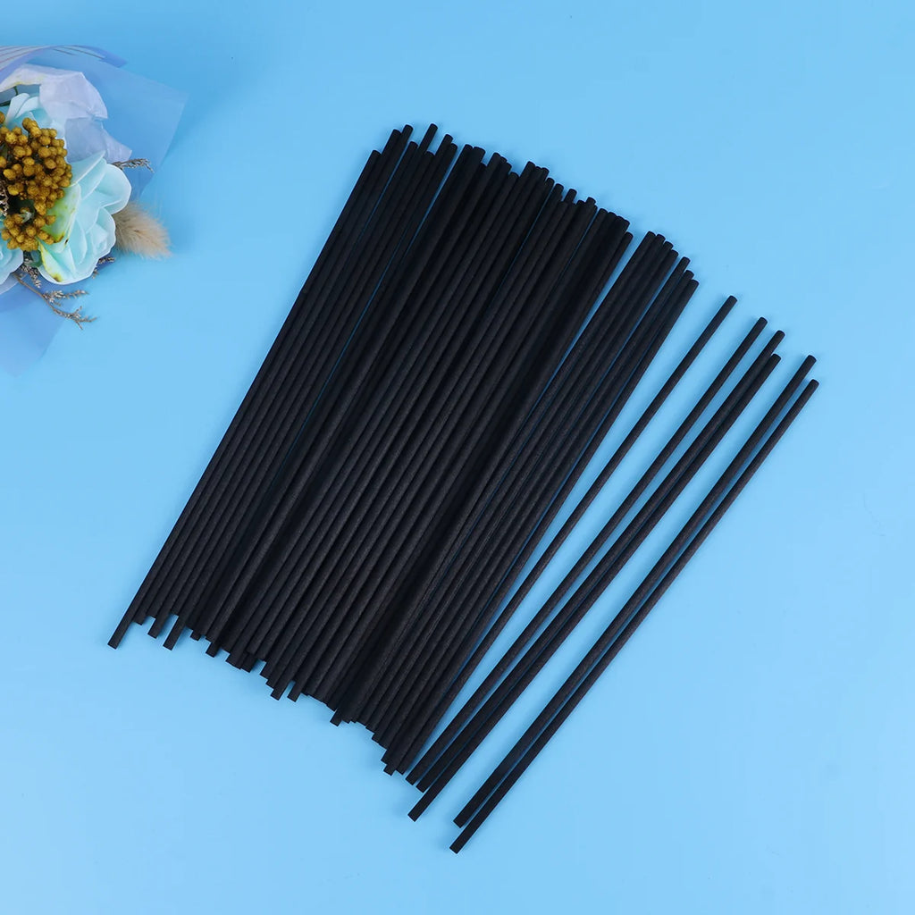 50Pcs Diffuser Sticks Essential Oil Reeds Diffuser Eco Friendly Fiber Natural Fragrance Home Decor Rattan Sticks
