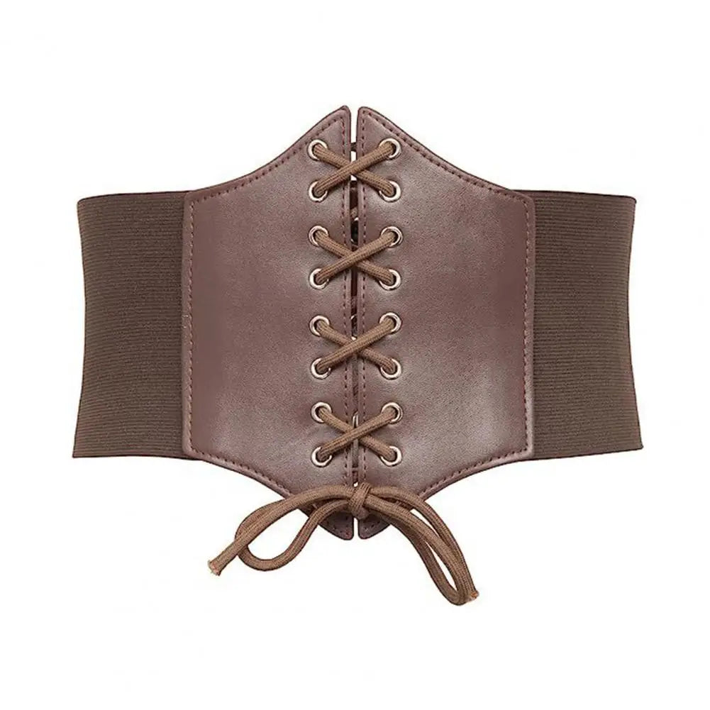 Medieval Wide Leather Armor Belt Steampunk Waist Costume Accessory Women Men Viking Knight Antique Waistband For Cosplay