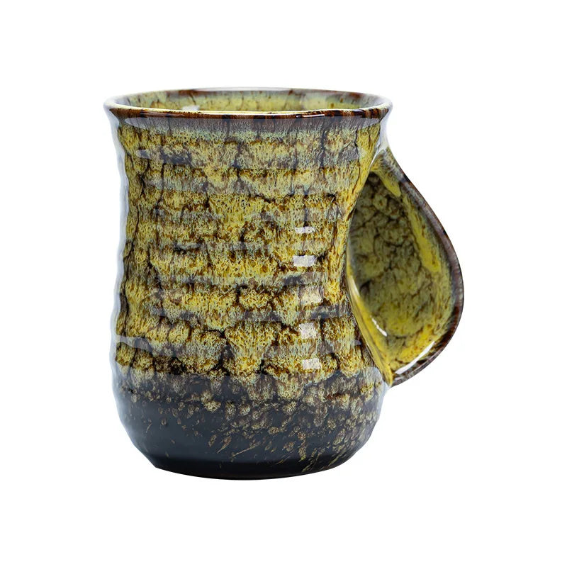 Ceramic  Makeup Cup High Beauty Water Cup   Couple Cup Latte Cup Warm Hand Cup