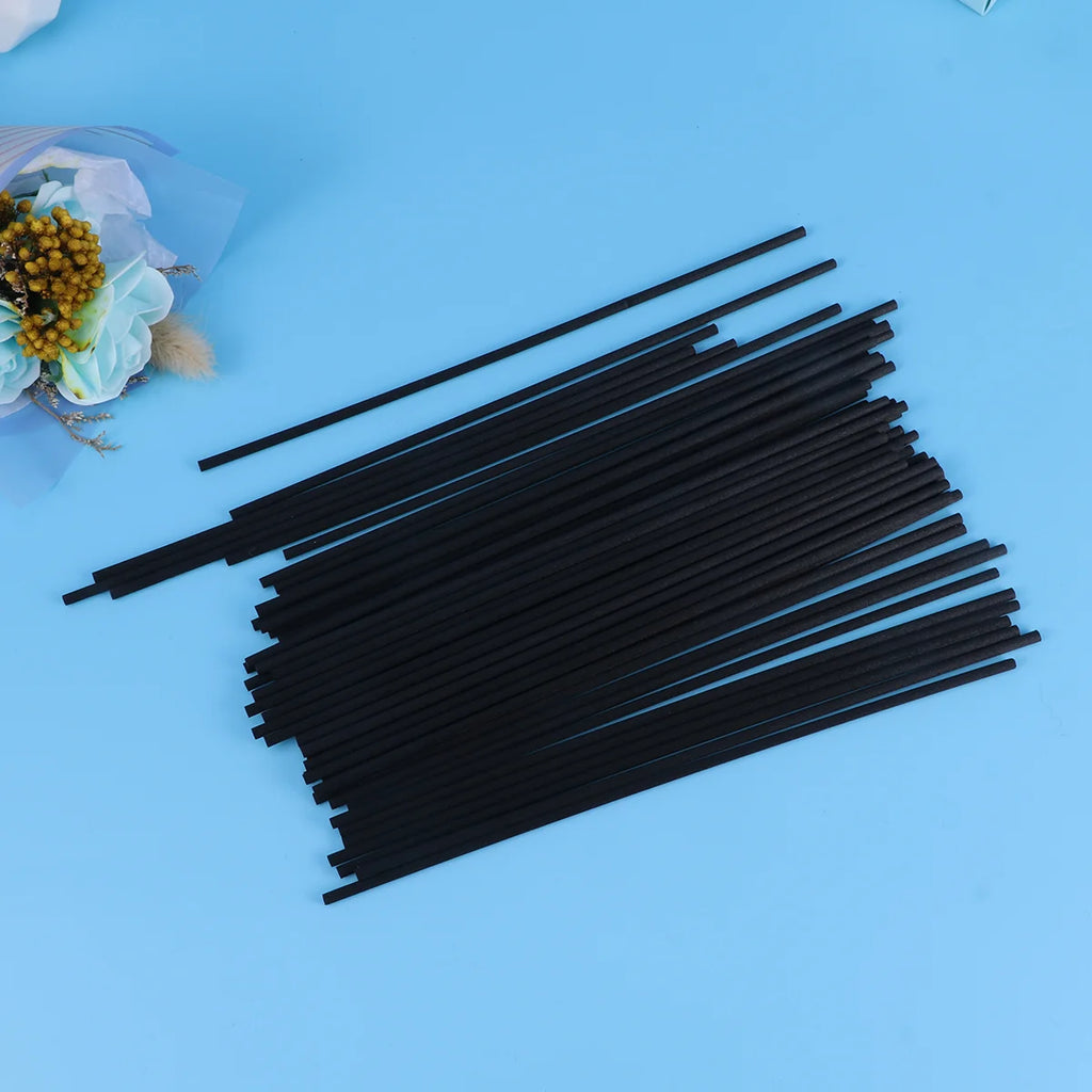 50Pcs Diffuser Sticks Essential Oil Reeds Diffuser Eco Friendly Fiber Natural Fragrance Home Decor Rattan Sticks