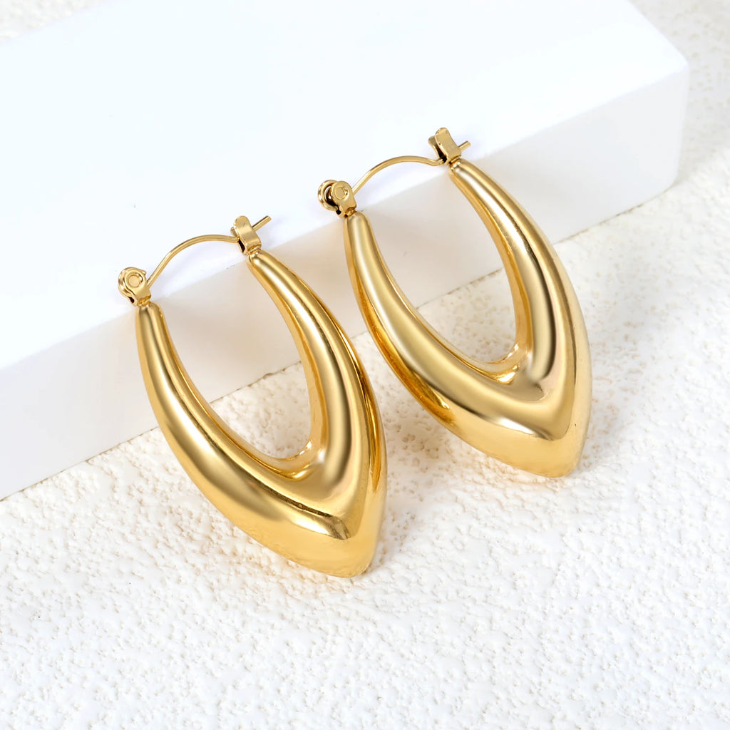LUXUKISSKIDS Minimalist Gold/Silver Plated Chunky Ball Stud Earrings for Women/Man Thick Bold Sphere Dome Post Round Earring New