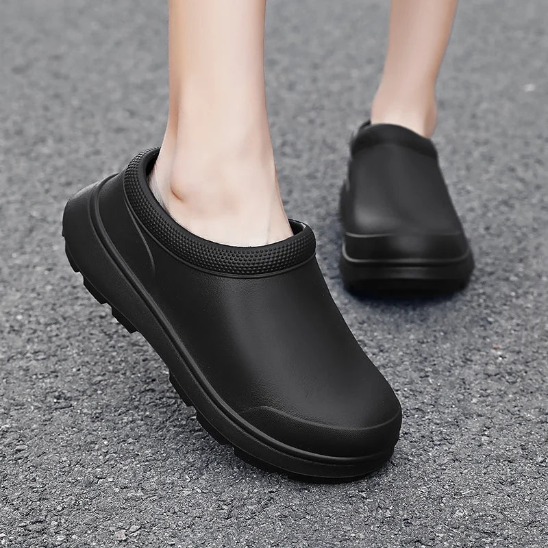 2025 Men Chef Shoes Women Non-slip Waterproof Oil-proof Kitchen Shoes Nurse shoes Work Shoes For Master Restaurant Sandal