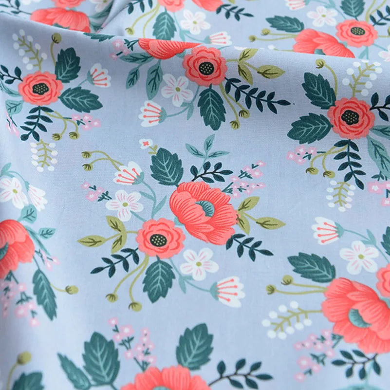 Liberty Quilting Fabric Twill Cloth for Patchwork Needlework Accessories by Half Meter