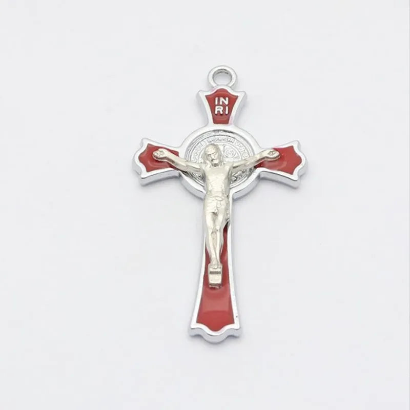 10pcs Holy Cross Jesus Crucifix Cross Church Decoration Christian Decor Church Supplies Hanging Crucifix for Home Decor