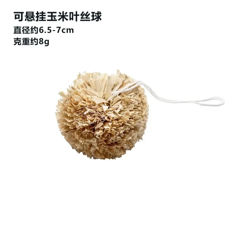 Chewing Braided Ball Guinea Pig Rabbit Hamster Small Animal Play Pet Interactive Chew Toy Natural Grass Ball Bunny Supplies