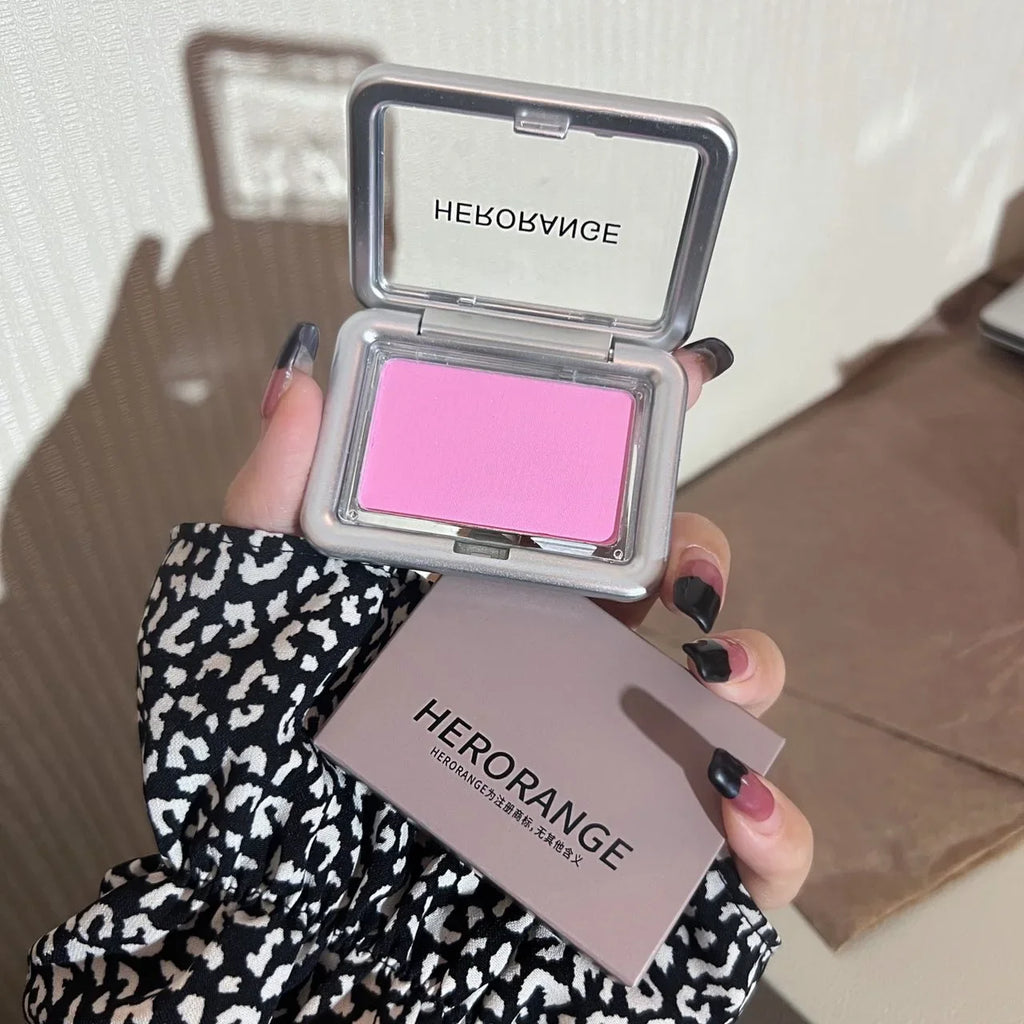 5 Colors Cream Blusher Powder Palette Natural Long Lasting Makeup Rouge Clear Peach Pink Cheek Contouring Korean Blush Cosmetics