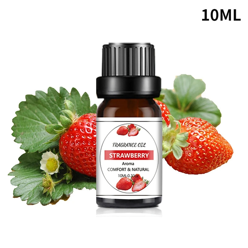 Multiple Aroma Aromatherapy Essential Oils Candles Making Diffuser Pure Nature Oil Water Soluble Humidifier Natural Flower Aroma
