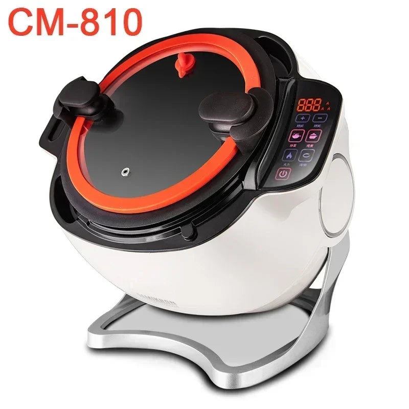 Cooking Wok Pot Non-stick Multifunctional Cooker Pot 2000W 6L 220V  Intelligent Automatic Stir Frying Machine Household Electric
