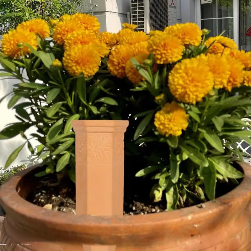 Terracotta Plant Watering Spikes Self Plant Watering Spikes 4pcs Terracotta Automatic Plant Waterer Devices Terracotta Slow