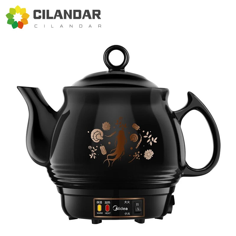 2025 new Clay Pot for  Chinese medicine decoction fully automatic household plug-in multifunctional 3L ceramic decoction pot