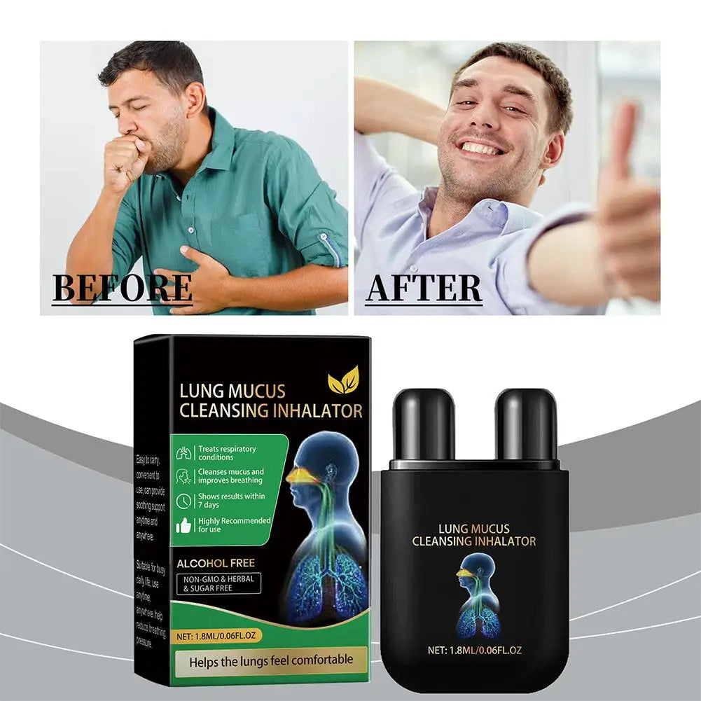 Lung Care Inhaler Nasal Inhaler Liver Cleansing Herbal Repair Nasal Box Quick Natural Long Lasting Nasal Inhalers Stick Smoking