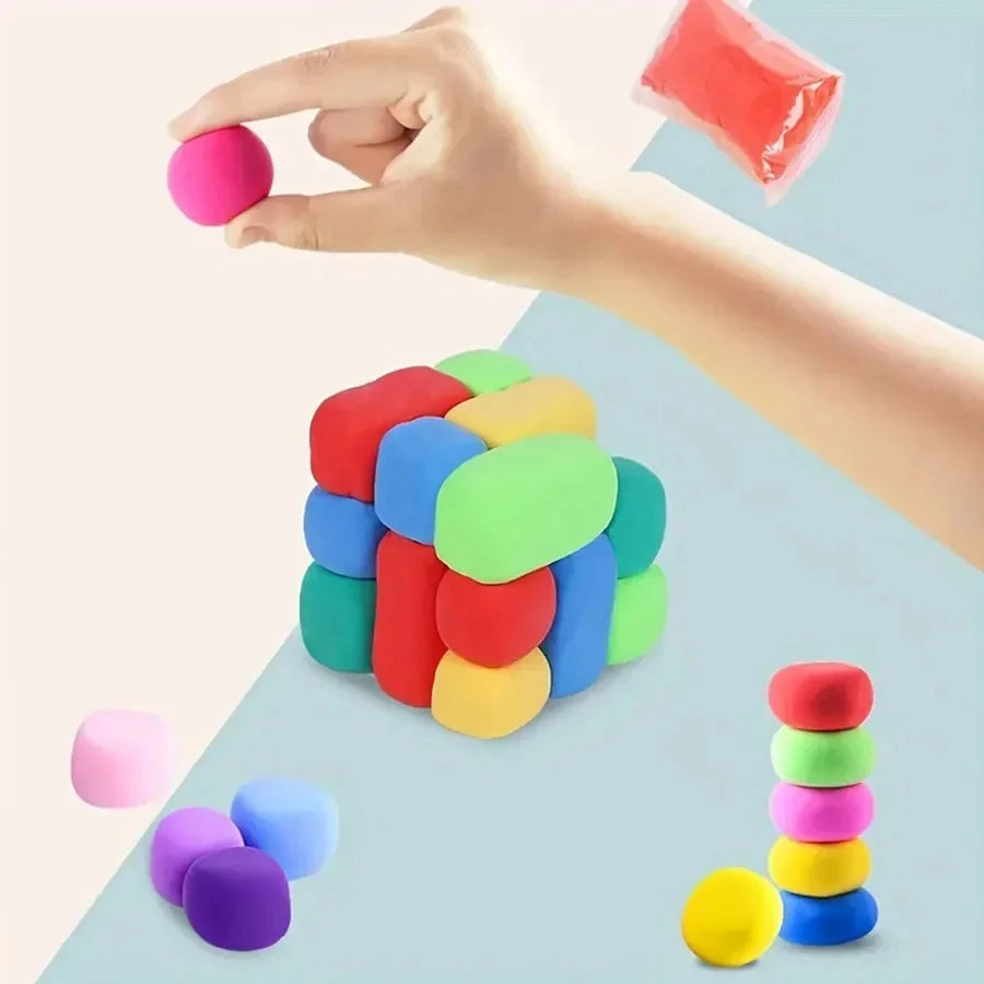 36  Color Clay Air-dried Clay Set, Ultra Light Plastic Clay with Carving Tools, DIY Crafts Gifts for Friends DIY for Children