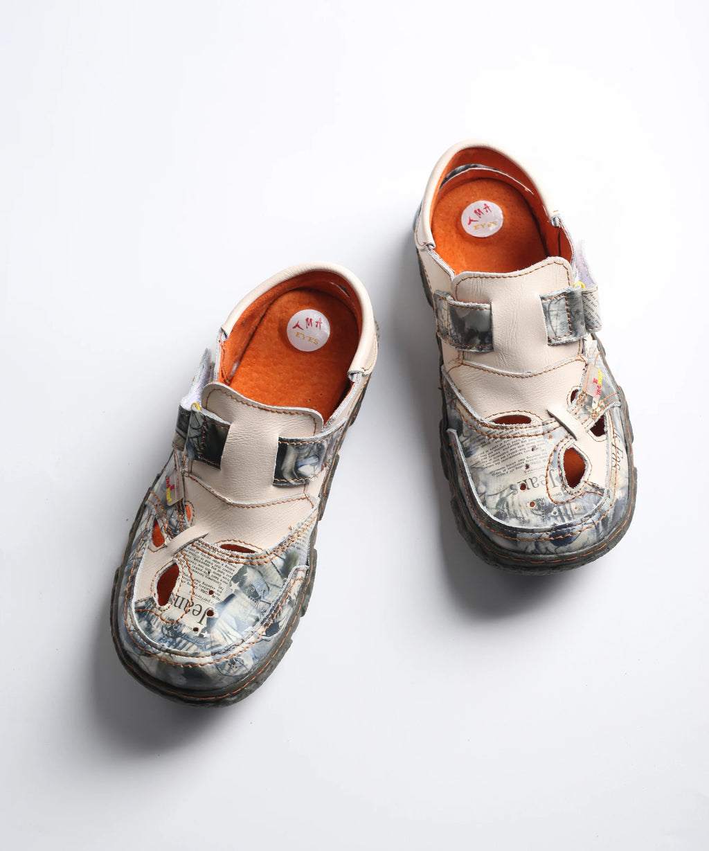 TMA EYES Summer Women's Daily Casual Leather Sandals