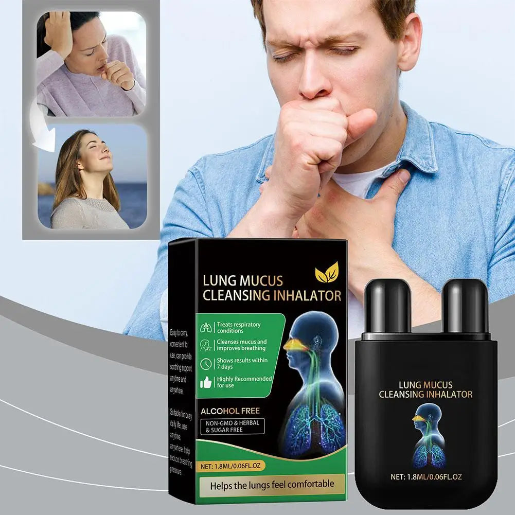 Lung Care Inhaler Nasal Inhaler Liver Cleansing Herbal Repair Nasal Box Quick Natural Long Lasting Nasal Inhalers Stick Smoking
