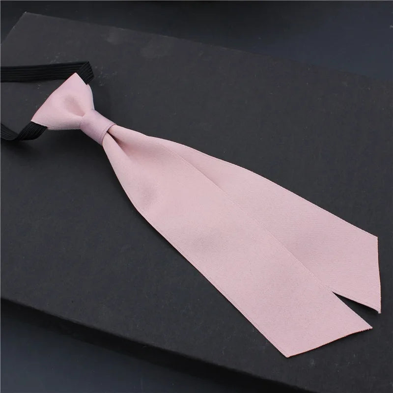 Simple Slim Neck Tie Bowtie Men's Women's Business Dress College Style Shirt Bow Collar Flower for Womens Children Accessories