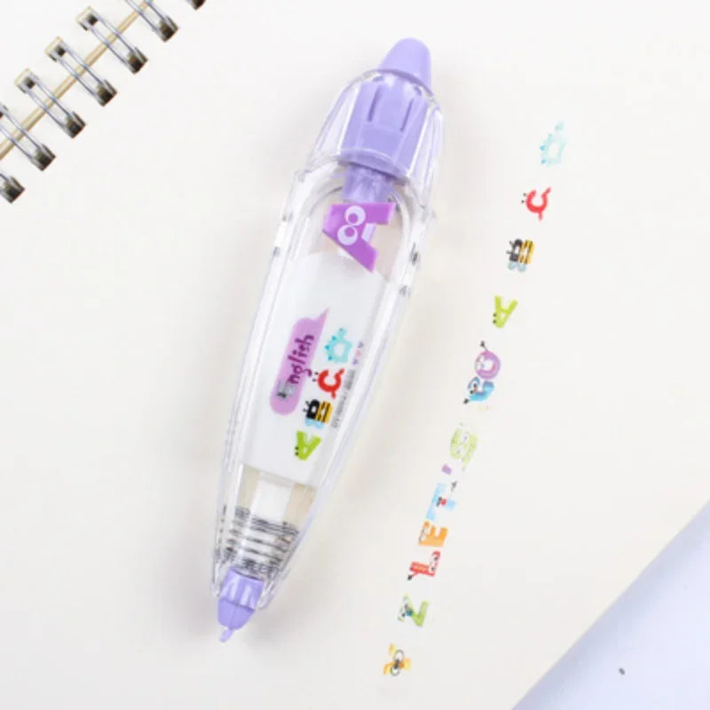 1pc Cartoon Kawaii Correction Tape for Children Students Staff Press Type Correction Tape Paper Stationery DIY