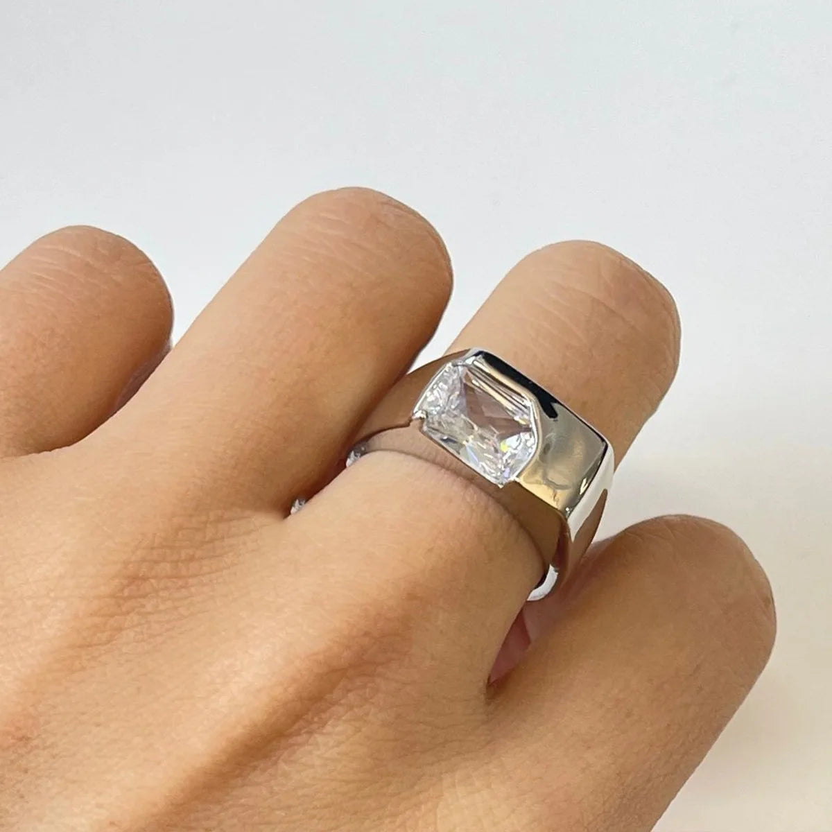 Stainless Steel Minimalist Rings For Women Trend Gold Color Smooth Double Ball Beads Open Rings Aesthetic Jewelry Couple Gifts