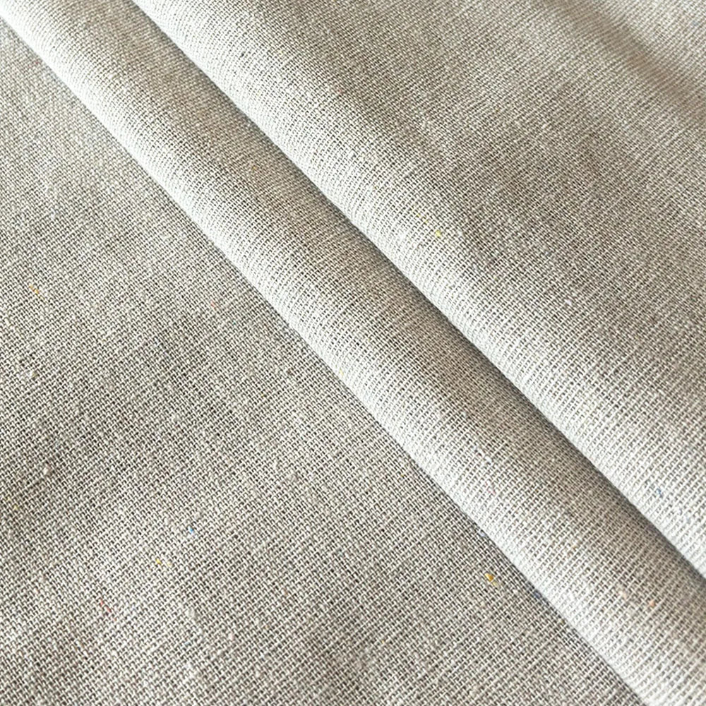 Polyester Raw Cloth Faux Linen Rough Cotton Fabric For Table Runner Curtains Decoration Sewing Storage Bag Pillow Cover Material