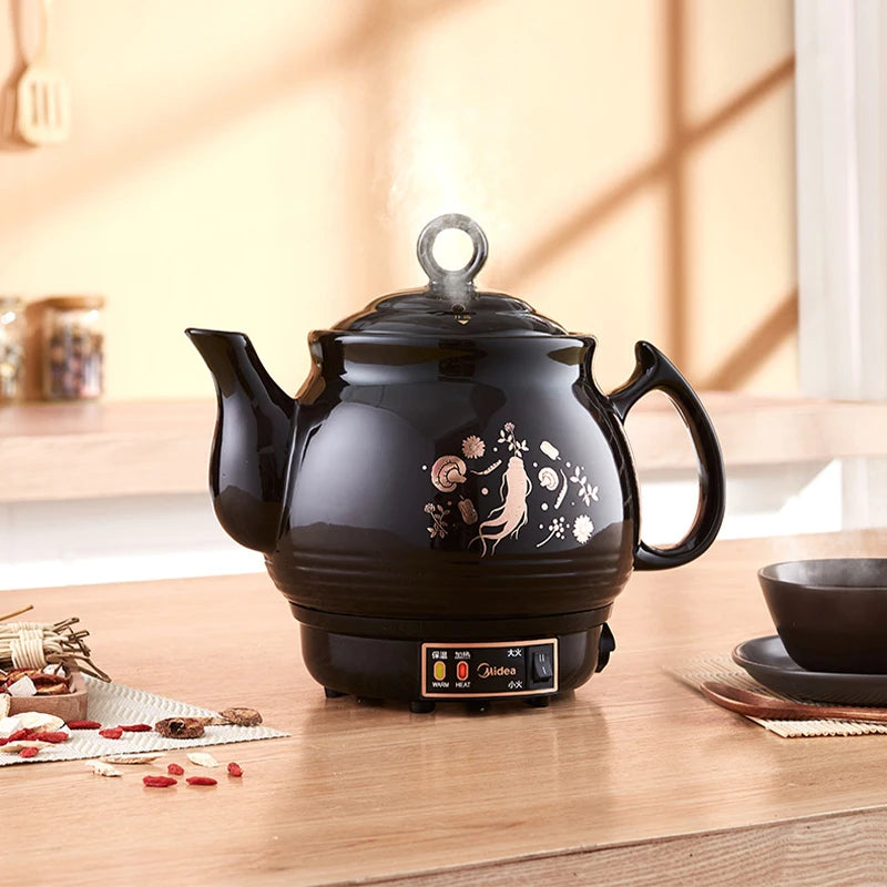 2025 new Clay Pot for  Chinese medicine decoction fully automatic household plug-in multifunctional 3L ceramic decoction pot