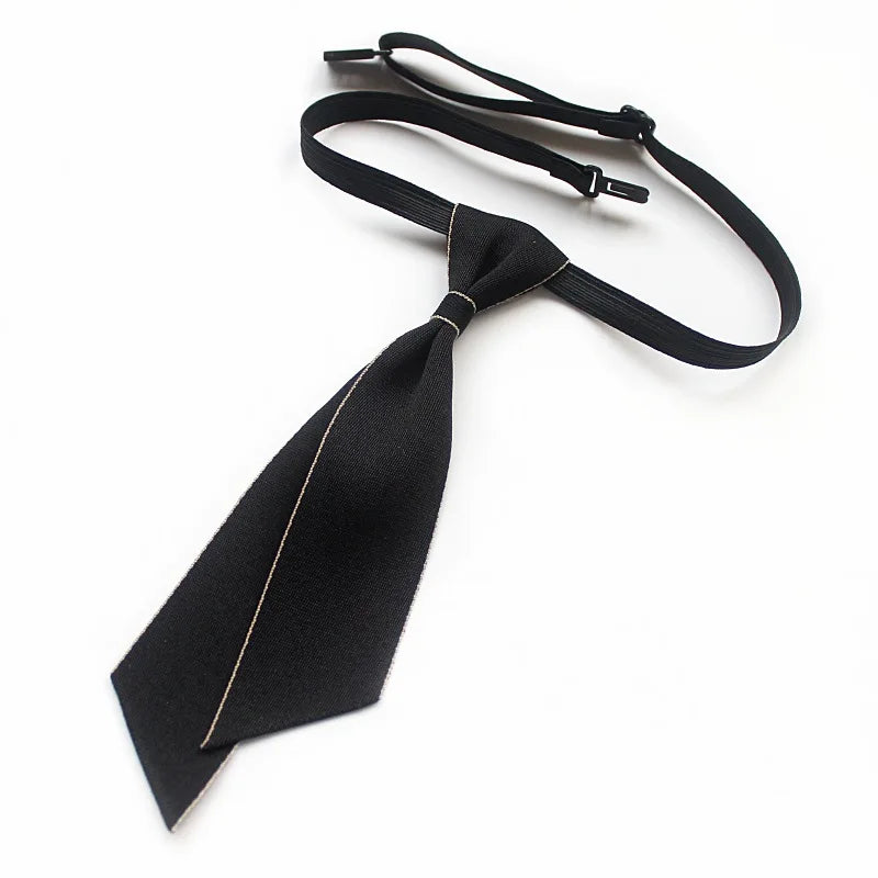 Simple Slim Neck Tie Bowtie Men's Women's Business Dress College Style Shirt Bow Collar Flower for Womens Children Accessories