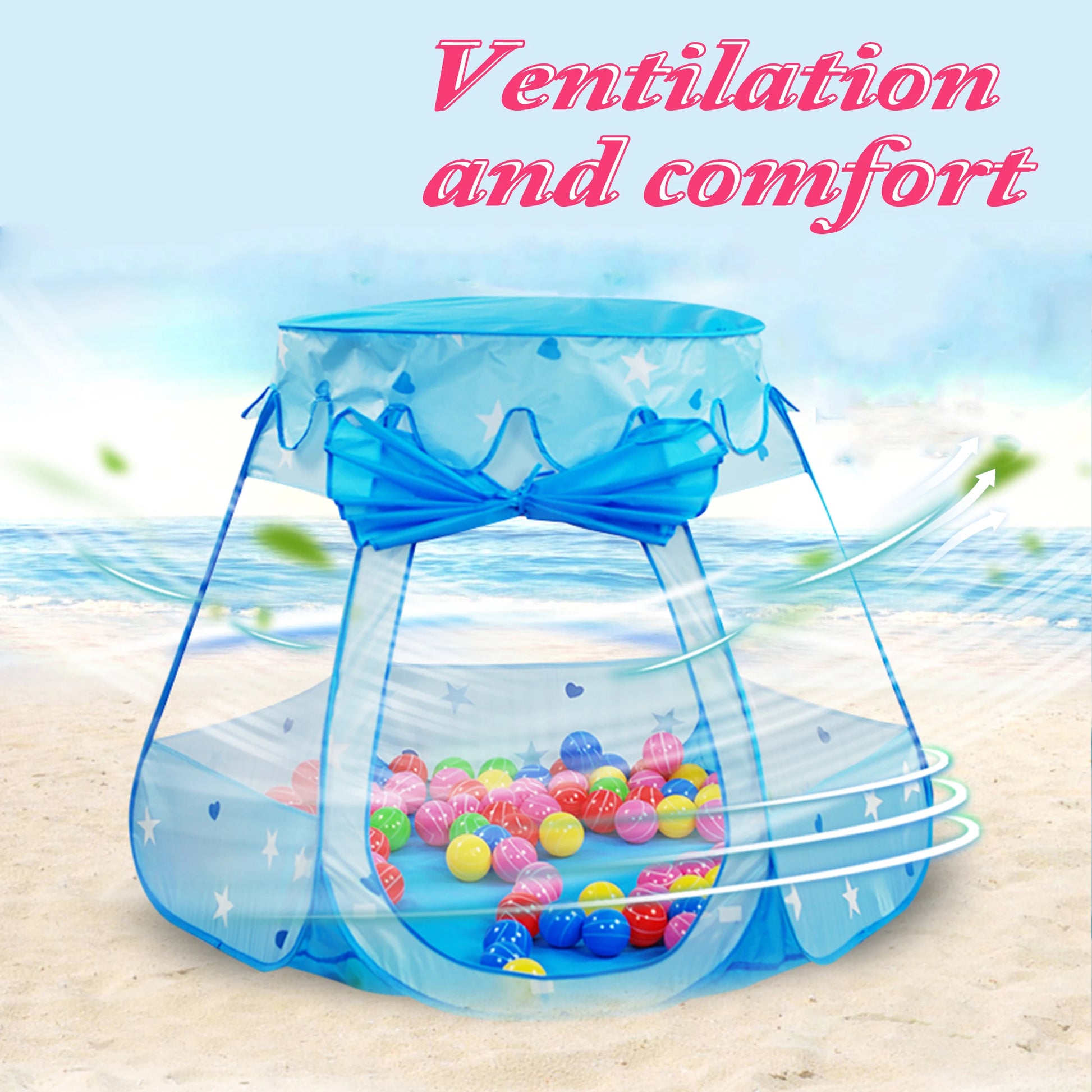 Children Tent Indoor Outdoor Camping Toys Children's Room Decoration Easy to Install Simple Storage Portable Folding Tent