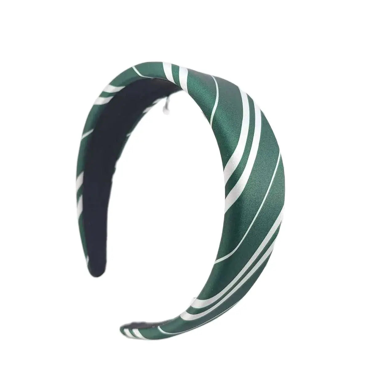 1/4 PCS Magic College Wizard Slytherin Costume Cosplay Style Vintage Hair Hoop Striped Girls Silk Headband Accessories