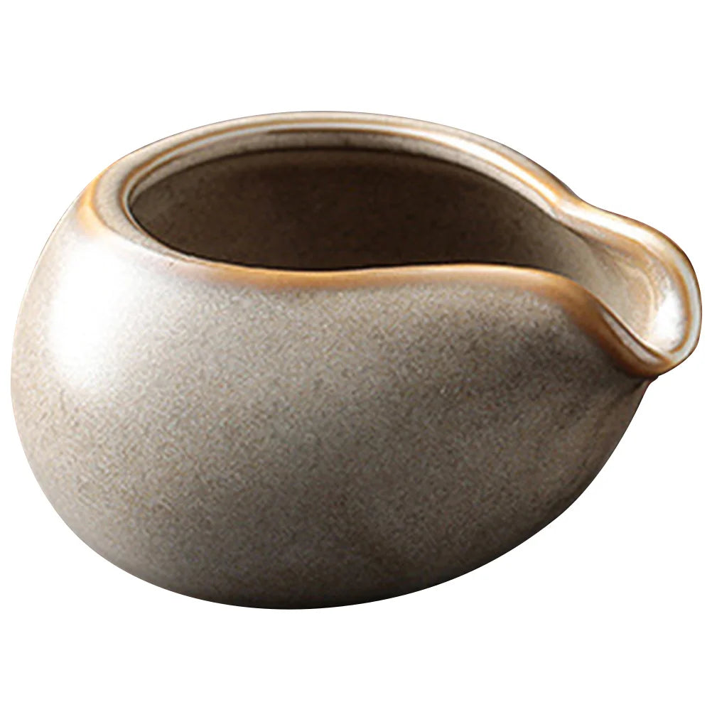 Mini Ceramic Milk Pitcher Round Spout Sauce Dispenser Gravy Boat Coffee Syrup Jug Kitchen Dining Bar Supplies Nordic Style