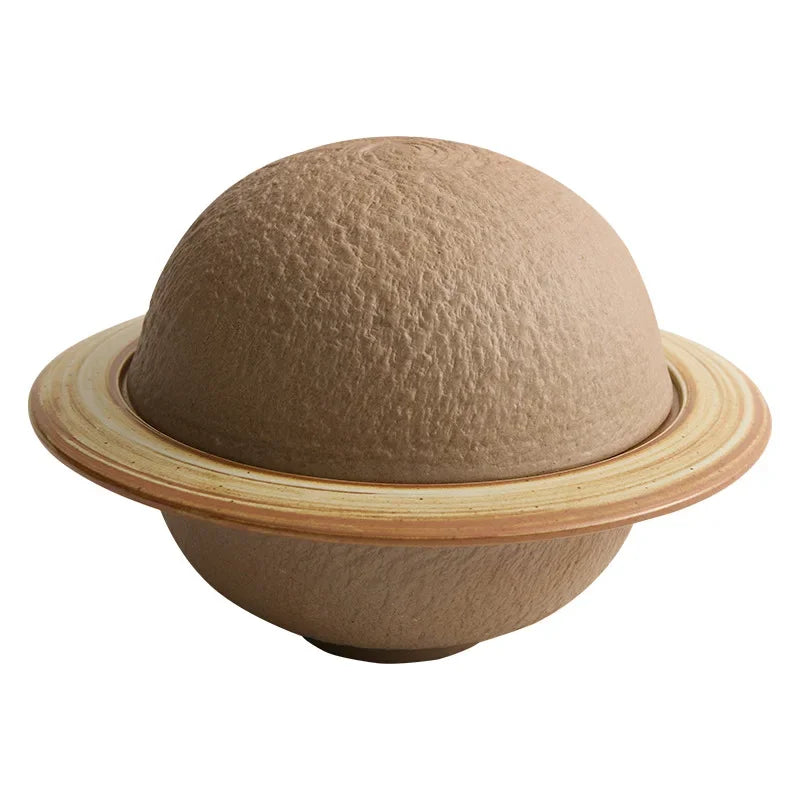 Creative Specialty Ceramic Plate Jupiter Tableware Dish Plate Home Straw Hat Plate Hotel Creative Bowl