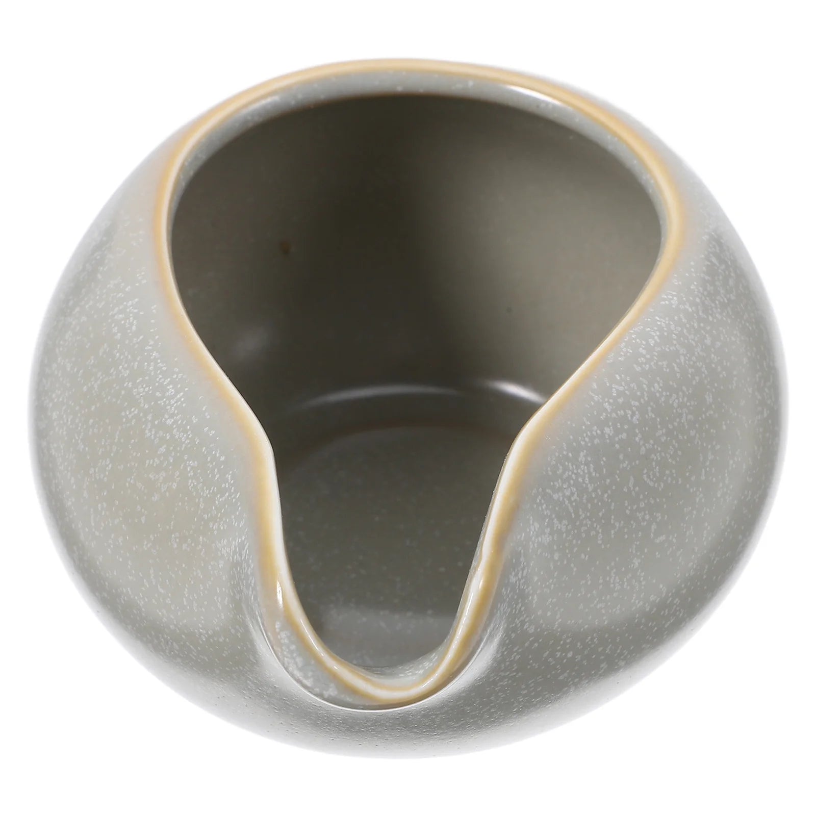 Mini Ceramic Milk Pitcher Round Spout Sauce Dispenser Gravy Boat Coffee Syrup Jug Kitchen Dining Bar Supplies Nordic Style