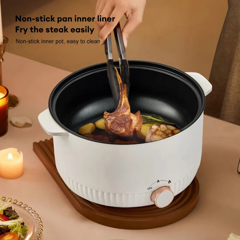 5L Electric Pot Non-stick Kitchen Double Pot Hot Pot Multi-function Electric Pot for Home Electric hot pot