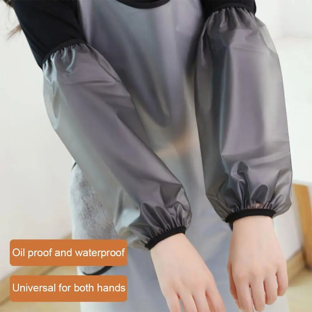 Waterproof Sleeves Long Oversized Solid Color Anti-oil Clean To Protective Multipurpose Easy Sleeves Work Sleeves L5D2