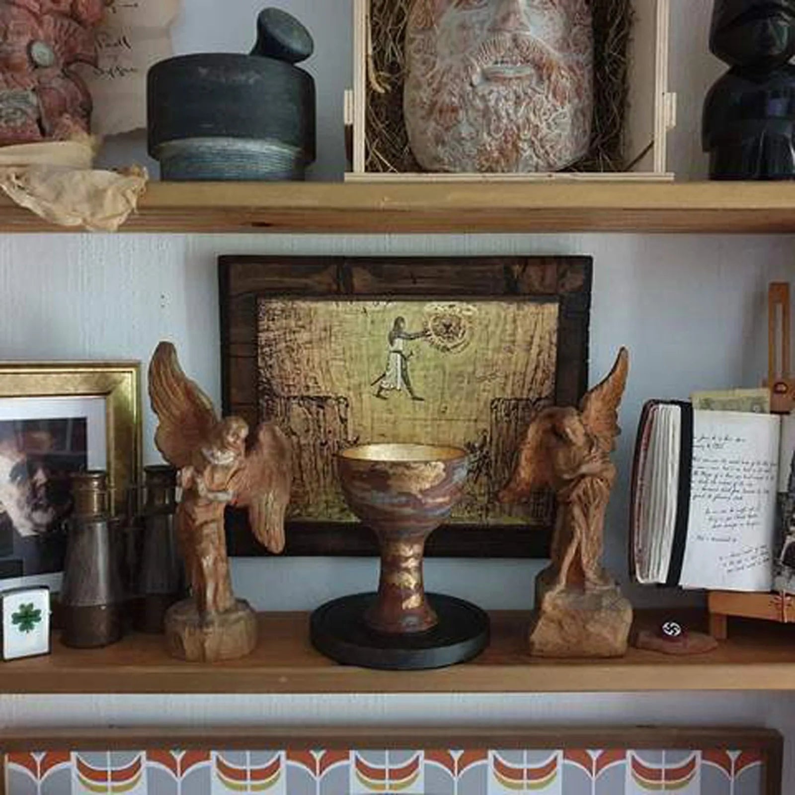 Wooden Oranments Indiana Jones & The Last Crusade Grail Knight Leap Of Faith Replica-40th Anniversary for RotLA Display Decor