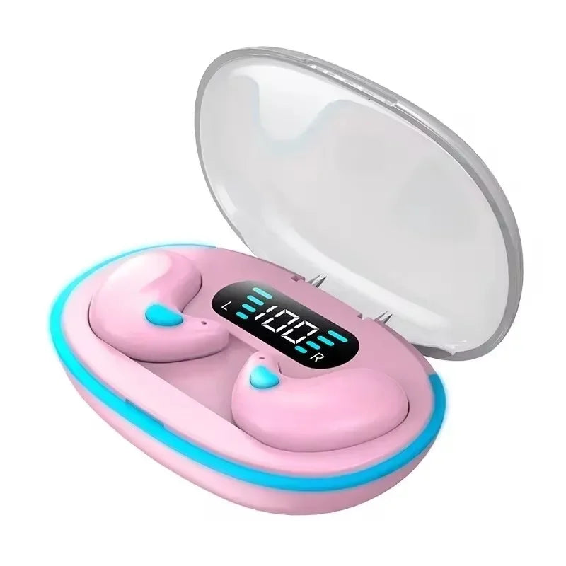 X55 Sleeping Earbuds Wireless Mini Headphones For Work TWS Bluetooth Earphone Stereo Hidden Headsets with Mic HD Call Waterproof