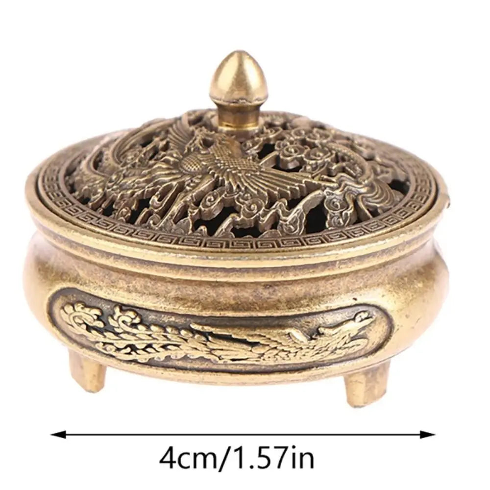 1Pc Chinese Style Incense Burner Alloy Tiny Teapot Shape Incense Holder Home