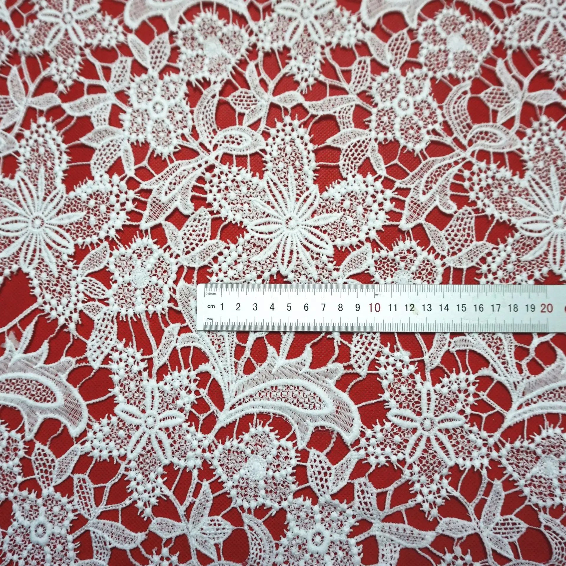 Hollow Embroidery Cloth, Flower Lace, Pastoral Embroidery DIY Handmade Dress DIY Apparel Sewing Supplies