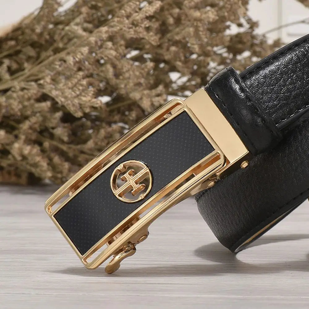 Women Belt Luxury Famous Designer Brand Real Genuine Leather Strap Automatic Buckle Belts Waistband