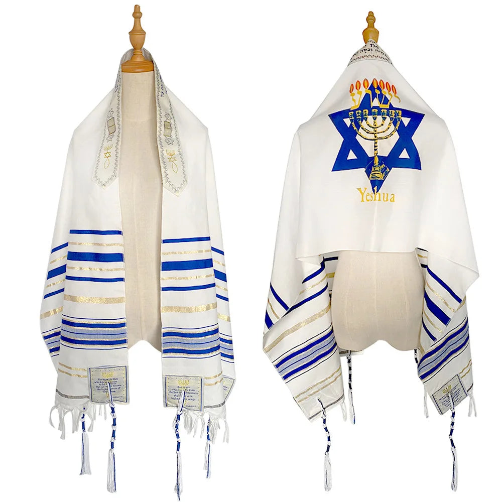 New Jewish Tallit Prayer Shawl Women Ladies Men assel Prayer Scarf Arabic Scarves Prayer Shawl Talis 52x180cm
