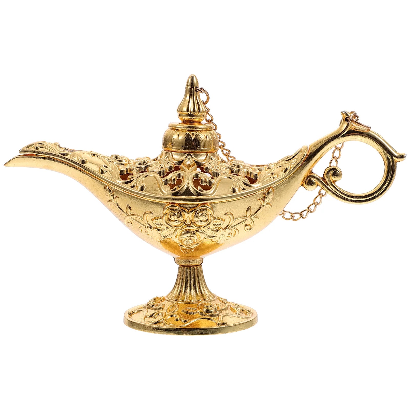 Lamp Decor Oil Decorations Vintage Party Ghee Retro Artistic Desktop Ornament Aladin Lantern Table Holder Legend Purse Birthday