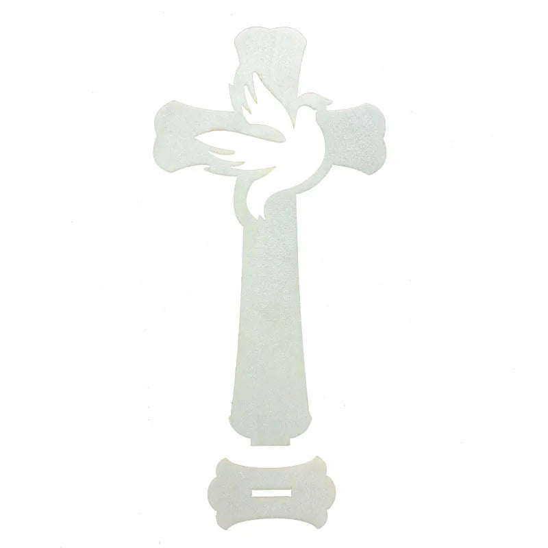 10pcs Small Baptism Decor Rustic Standing Cross for First Communion prayer Wooden Cross Christian Catholic Wood Crosses Crafts